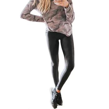 

New Women's Leather Pants for Fall Tight Stretch Trousers Women PU Casual Leather Trousers Women