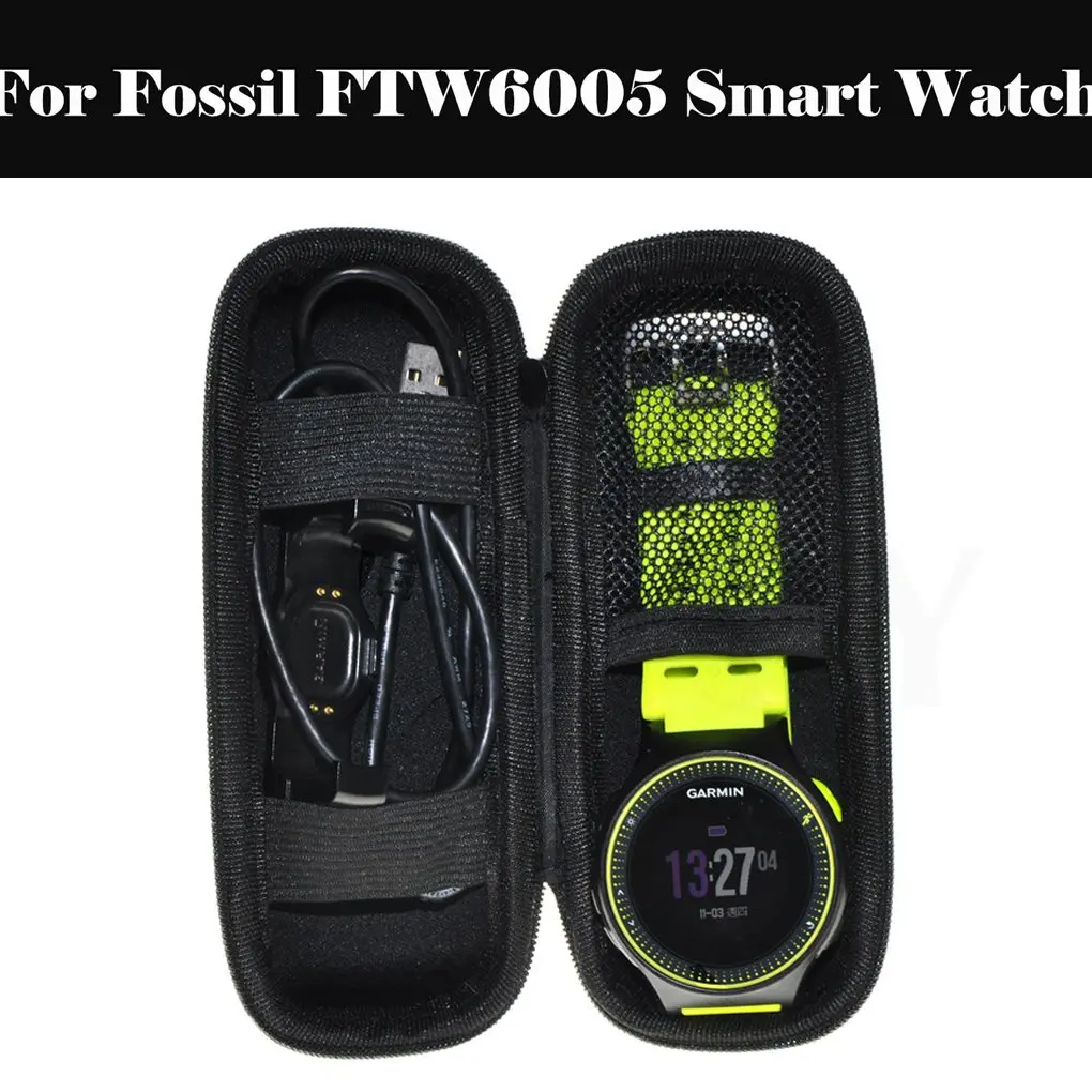 

Portable Protect Case Bag Cover Admission Cable Cables for smart Watch Accessories For Fossil FTW6005 Smart Watch