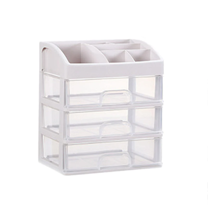 

Makeup Organizer Drawers Plastic Cosmetic Storage Box Jewelry Container Make Up Case Makeup Brush Holder Organizers