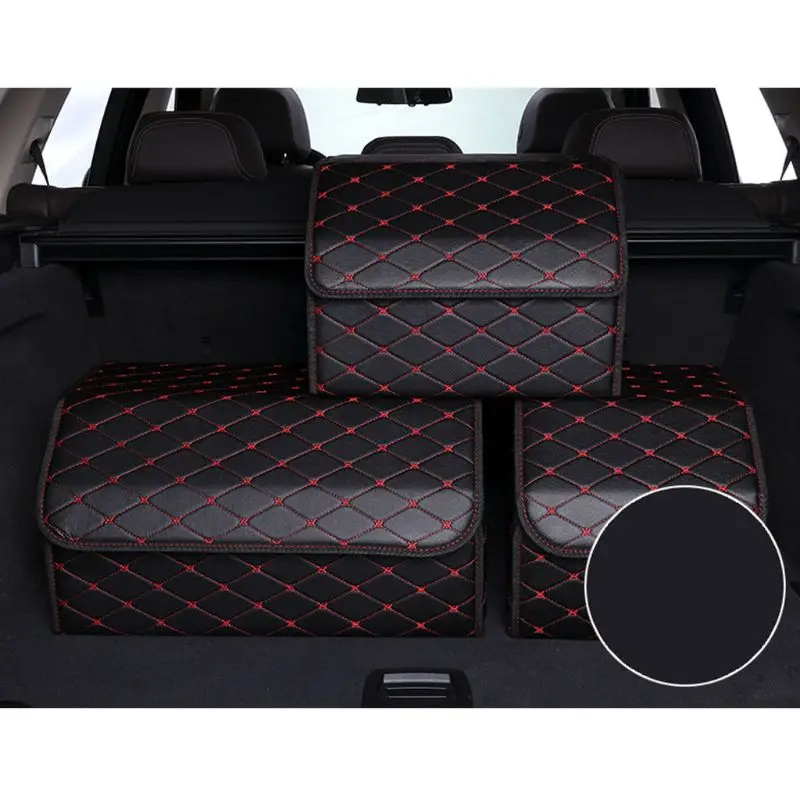 Багажник автомобиля коробка для хранения сумка органайзер Tidying инструменты аксессуары управление из искусственной кожи складной S/M/L