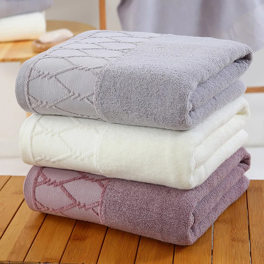 Soft Face Towel Cotton Geometric Thick Home Hotel Spa for Adults Kids Water Absorption Towels Serviette Asciugamano Recznik