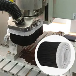 70mm Dust Shoe Brush CNC Vacuum Brush Nylon Vacuum Cleaner Engraving Machine Dust Cover For CNC Engraving Machine Spindle Motors