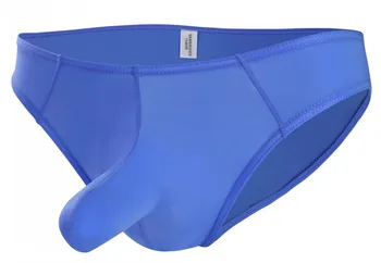 

Sexy Men Ice Silk Underwear Elephant Bulge Pouch Briefs Sexy Bugle Pouch Male Panties Cueca Homem Breathable Men's Underpants
