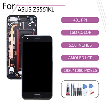 

ORIGINAL For ASUS Zenfone 4 Pro ZS551KL LCD Touch Screen Digitizer Assembly For Asus zs551kl Display withFrame Replacement Z01GD