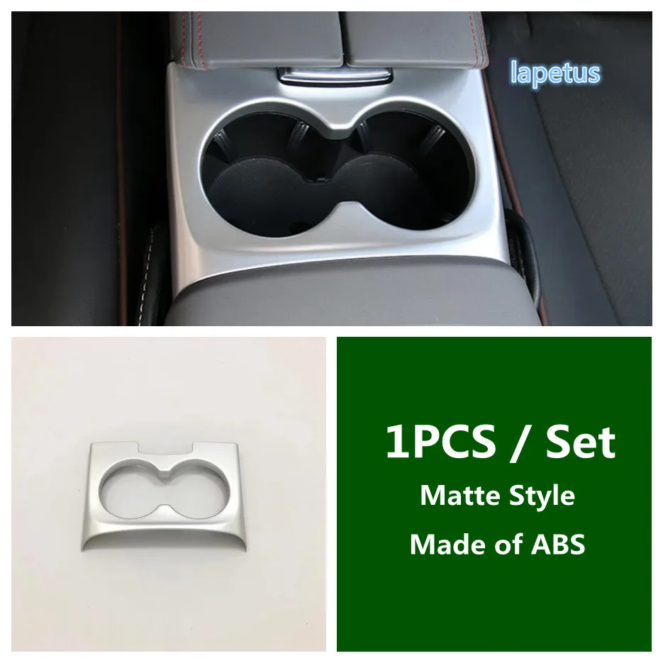 Car Interior Mouldings Central Control Water Cup Holder Panel Trim Cover Accessories 1PCS For Citroen C5 Aircross 2018 - 2021 Car Interior Mouldings Central Control Water Cup Holder Panel Trim Cover Accessories 1PCS For Citroen C5 Aircross 2018 - 2021