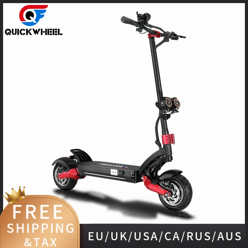 Quickwheel Angel 3000W 60V 19Ah 23Ah двойной мотор комплект электрического скутера для взрослых |