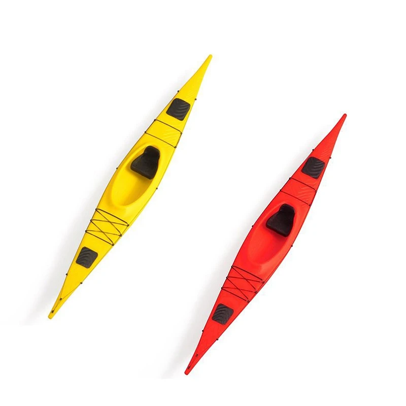 2 Pcs Kayaking Model for 1/10 RC Crawler Car TRX4 D90 D110 Axial Scx10 90046 90047 Ford Bronco Yellow &amp Red |