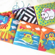 Детские игрушки Детская тканевая книга познание вокруг мультитач многофункциональная забавная и двухцветная цветная полноцветная кровать бампер
