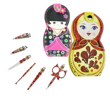 Японская кукла, креативная красота, маникюрные кусачки для ногтей, xiu jia dao, набор ножниц для ногтей, набор инструментов, Matryoshka, кукла для маникюра