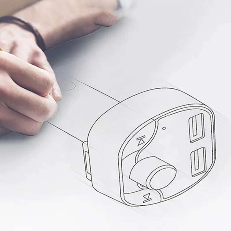 Беспроводной автомобильный Bluetooth fm-передатчик MP3 радио адаптер автомобильное быстрое USB зарядное устройство Автомобильный передатчик