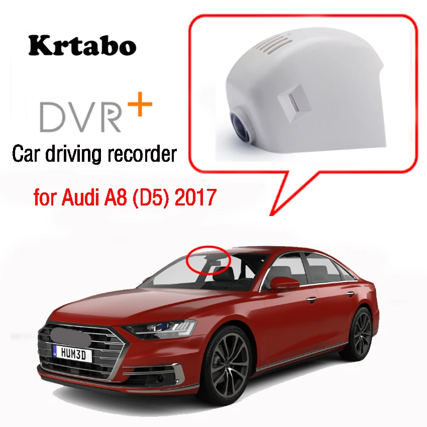 Car DVR Wifi Video Recorder Dash Cam Camera for Audi A8 (D5) 2017 Novatek 96658 HD 1080P Dash Cam CCD HD