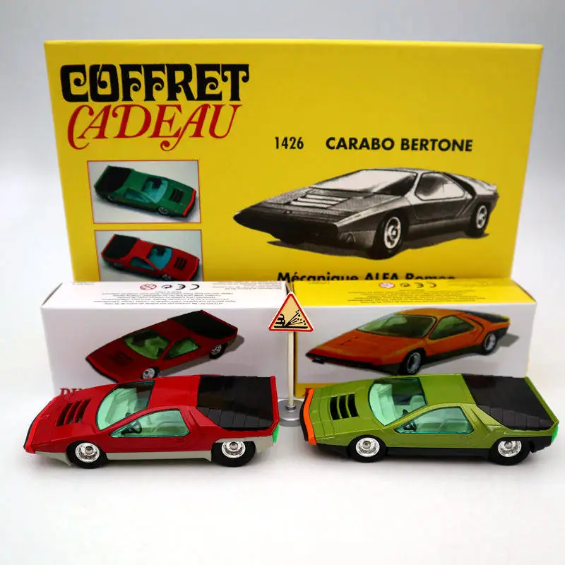 Atlas Dinky набор игрушек 1426 1426P Carabo Bertone mechanique Alfa Romeo литые под давлением модели автомобилей Atlas Dinky набор игрушек 1426 1426P Carabo Bertone mechanique Alfa Romeo литые под давлением модели автомобилей