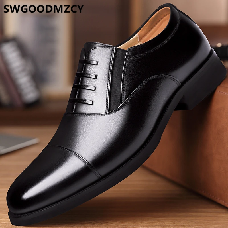 Black Formal Leather Shoes For Men 
