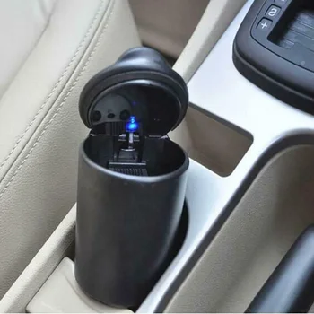 

Resistive Fuel Car Ash Tray Accessories LED Smokeless Cigarette Odor Smoke