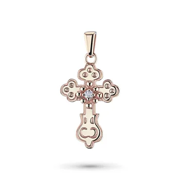 

Suspension of red gold diamond e0201pd12092800