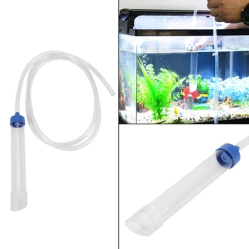 

Aquarium Siphon Tube Fish Tank Cleaner Vacuum Pump Gravel Cleaner Sand Trap Filter Water Exchange Tool Suction Pipe Tube