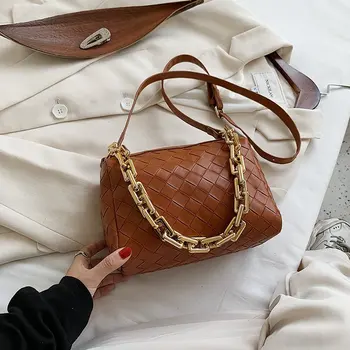 

Hand Bags For Women 2020 Trend Small PU Leather Crossbody Bags WHanomen's Desinger Luxury Branded Chain Shoulder Handbags Winter