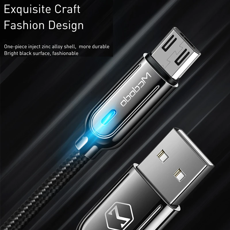 Кабель Micro USB Mcdodo 3A для Samsung S7 Xiaomi Tablet Android|Кабели мобильных телефонов| |