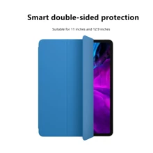 Sólido Cor Tri-Dobra Tablet Capa Protetora para iPad Pro 11 Capa Protetora Folio de Couro Da Aleta Magnética