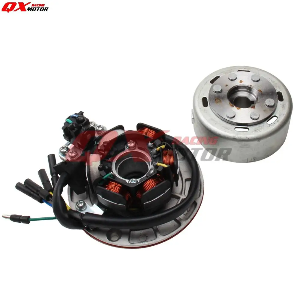 Magneto Stator Plate Rator Assembly Flywheel for Pister Dirt Pit Bike Atomik US Magneto Stator Plate Rator Assembly Flywheel for Pister Dirt Pit Bike Atomik US