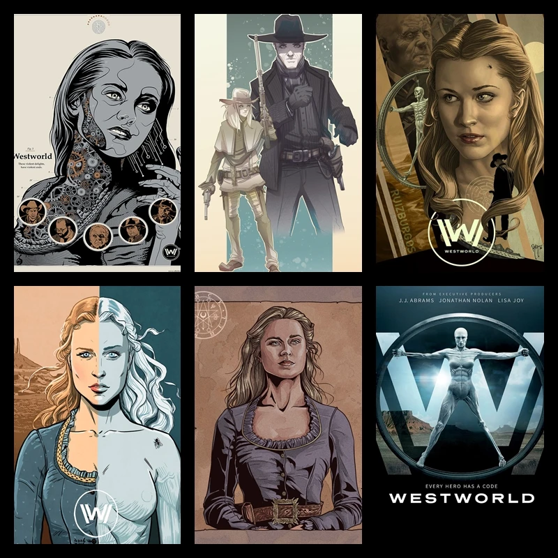 Постер с персональным украшением для телесериала Westworld | Дом и сад