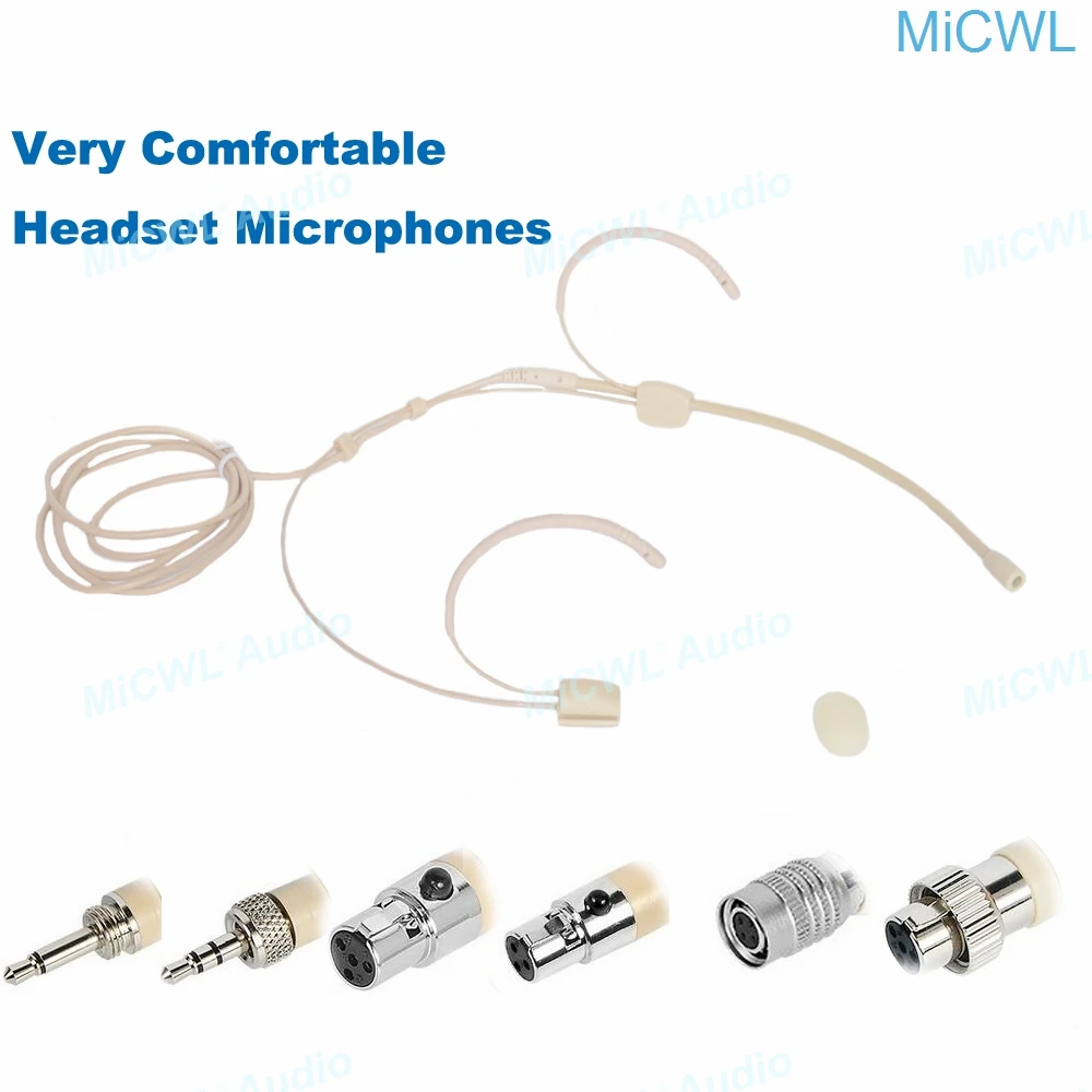Профессиональная повязка на голову с микрофоном для гарнитуры Sennheiser Shure AKG MiPro Audio