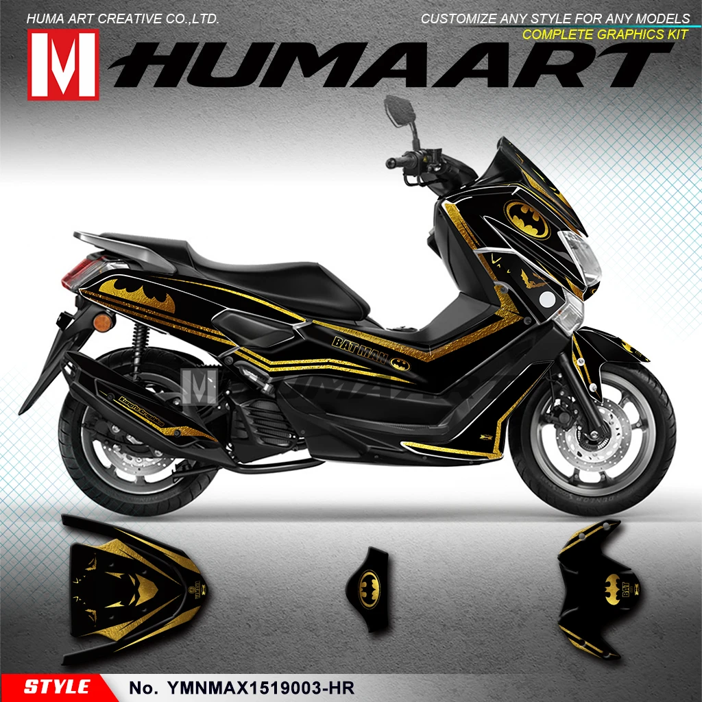 HUMAART Motorcycle Decals Scooter Bike Décor Kit for NMAX 125 155 2015 2016  2017 2018 2019, Customizable - AliExpress Automobiles  Motorcycles