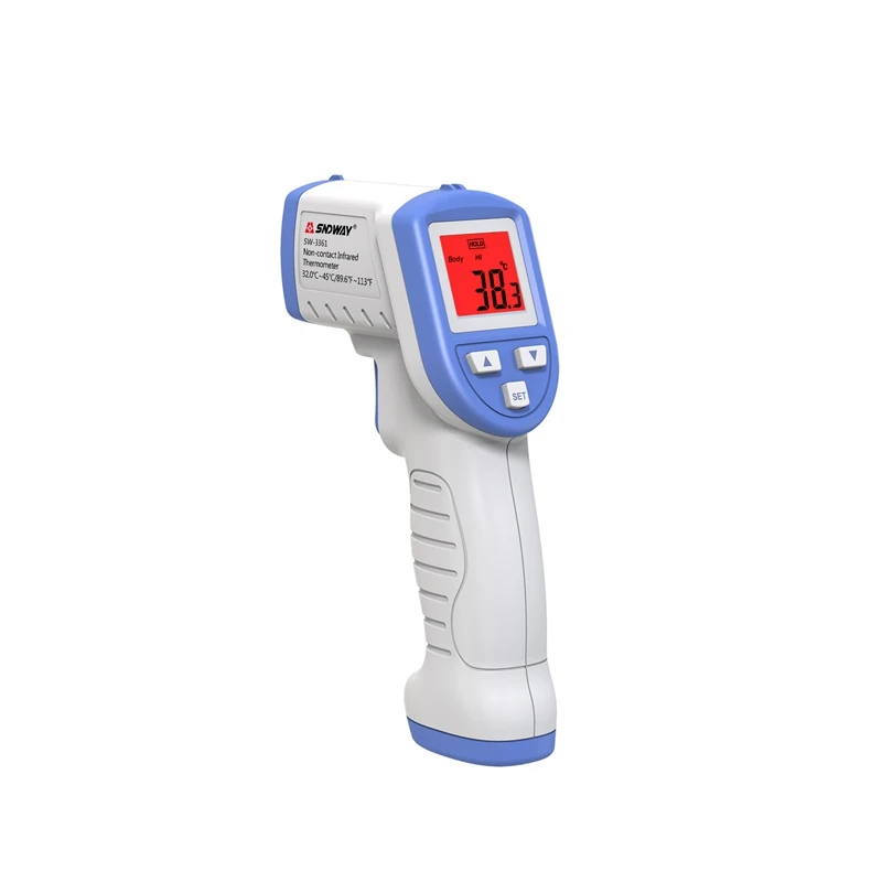 

SNDWAY SW-3361 Digital Infrared Thermometer Non-Contact Baby/ Adult Surface Fever IR Temperature Meter Termometro