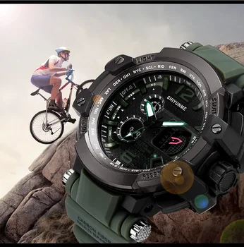 

Sports Watch Fashion Multifunctional Electronic Men's Waterproof Watches Stylish Simple