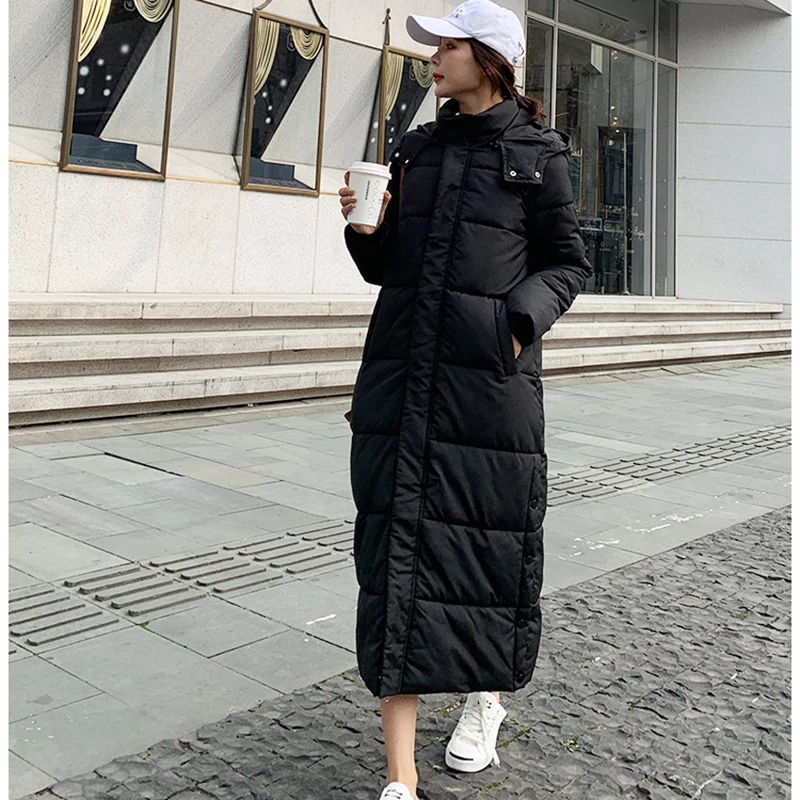 Ladyfirsy, дизайн, короткий пуховик для женщин,, трендовый большой размер, с капюшоном, с воротником, зимний, теплый, глянцевый, длинный пуховик