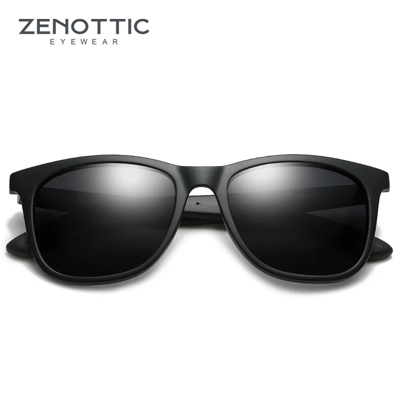 Солнцезащитные очки ZENOTTIC Мужские квадратные поляризационные зеркальные