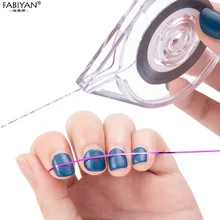 Новинка, 2 шт., рулонная полоскающая лента, линия для нейл-арта, советы для украшения, дизайн, сделай сам, стикер, уход+ чехол, держатель, инструменты для маникюра, КОСМЕТИКА PRO