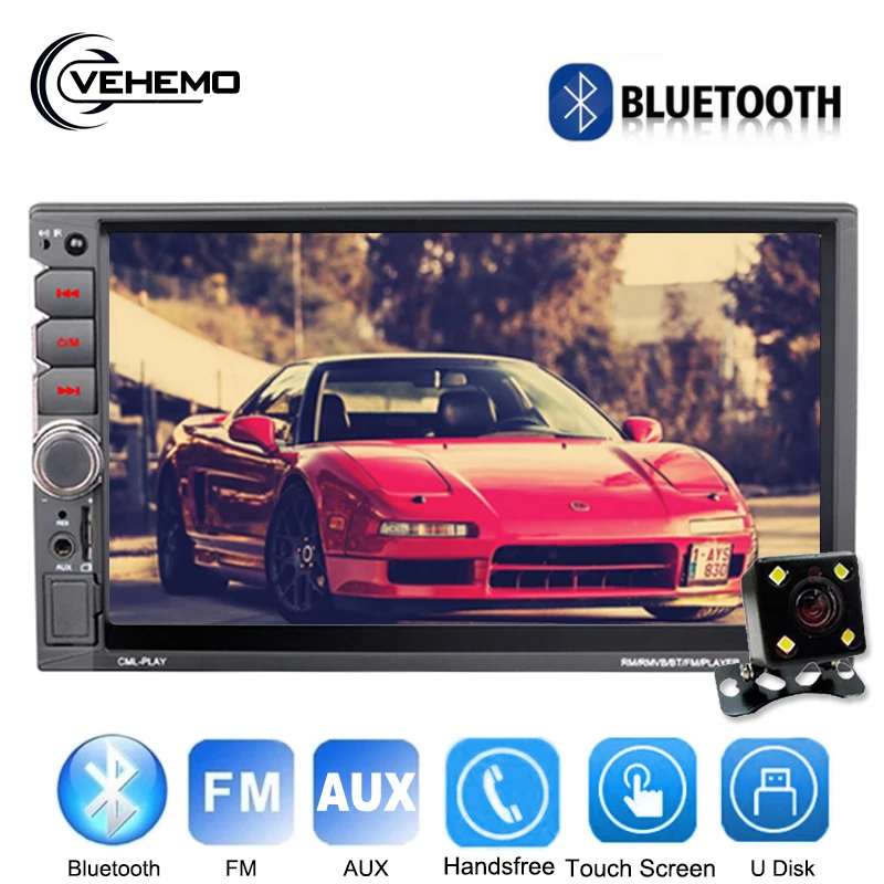 

Smart Auto MP5 Player Stereo Radio Automotive 7inch Rear Camera TF Card Remote Control Gps Carplayer Bluetooth Car MP5 Player