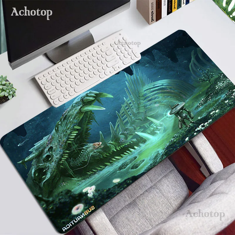 Subnautica Mouse Pad 900x400 Rubber Locking Edge Mousepad XXL Large PC