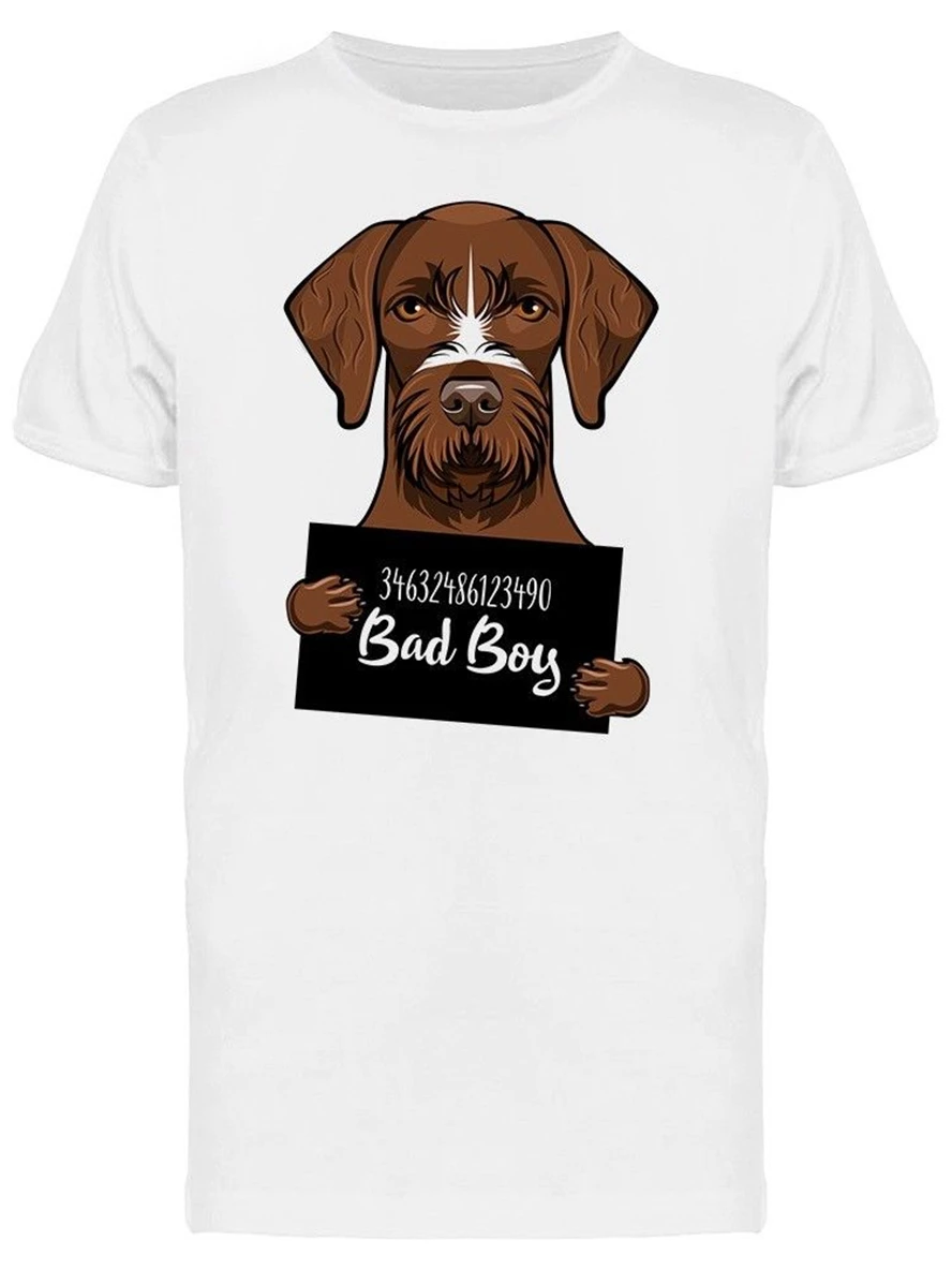 

Shorthaired Pointer Mugshot Tee Men'S -Image By High Quality Tee Shirt