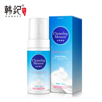 

Hankey Hyaluronic Acid Facial Cleanser Moisturizing And Oil Control Deep Cleaning Pores Exfoliate Blackhead Removal Faceskincare
