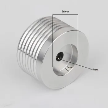 

Preffair 4*KN3825 Potentiometer Knob Solid Aluminum Knob Audio Knob Rotary Encoder Knob Volume Knob Adjustment Knob