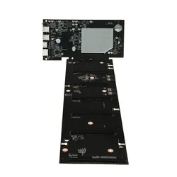 Machine minière ETH HSW2, carte mère 6 emplacements pour carte graphique DDR3, 4 interfaces usb 2.0, faible consommation d'énergie 