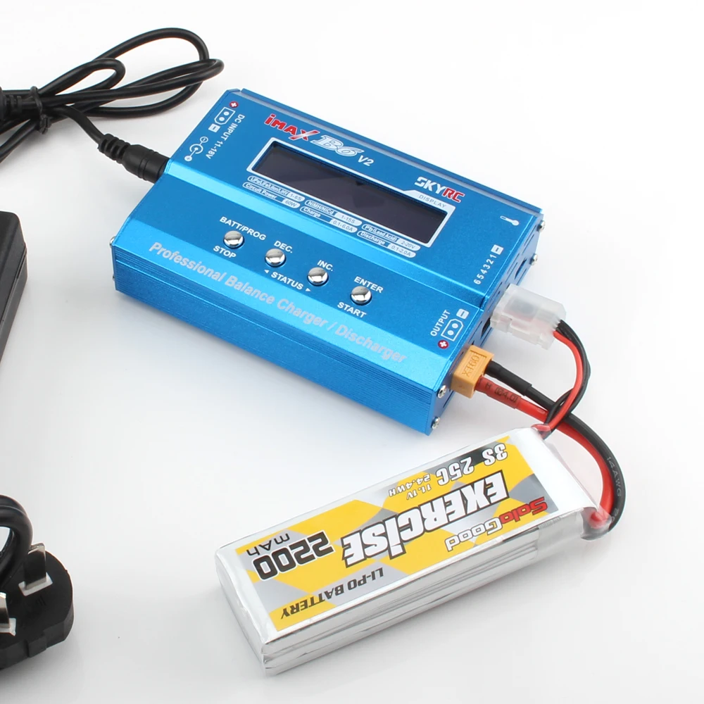 SKYRC iMAX B6AC V2 6A Lipo батарея баланс зарядное устройство ЖК-дисплей Dis зарядное устройство для радиоуправляемой модели зарядки батареи повторного пикового режима
