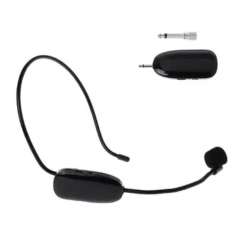 

UHF Wireless Microphone Professional Head-wear Mic for Voice Amplifier Computer D08A