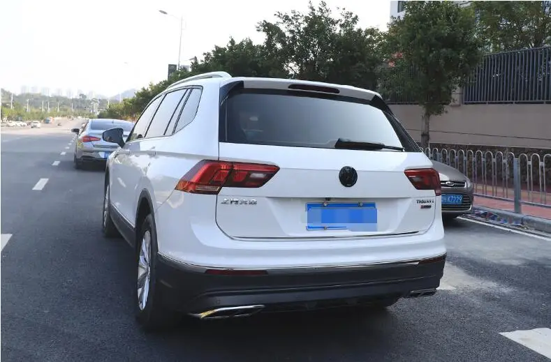 Боковой спойлер для Volkswagen Tiguan L 2017 2018 высококачественный задний из АБС пластика
