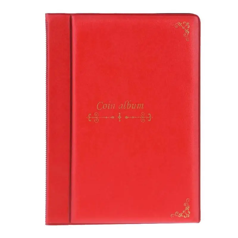 7 PVC Coin Album Holders 10 Pages 120 Pockets Coin Collection Storage Book - Цвет: 7