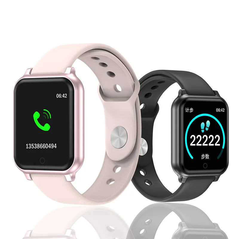 

T70 Smart watches Waterproof Sports for Xiomi phone Smartwatch Heart Rate Monitor Blood Pressure Functions For Women men kid