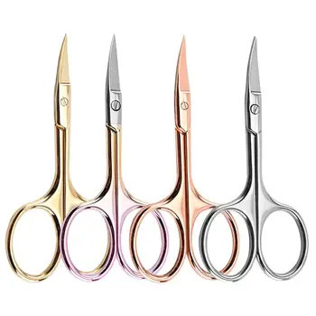 

4PCS Stainless Steel Colorful Mustache Trimming Shear Men Beard Scissors DIY Styling Hair Scissors For Barber Shop Home