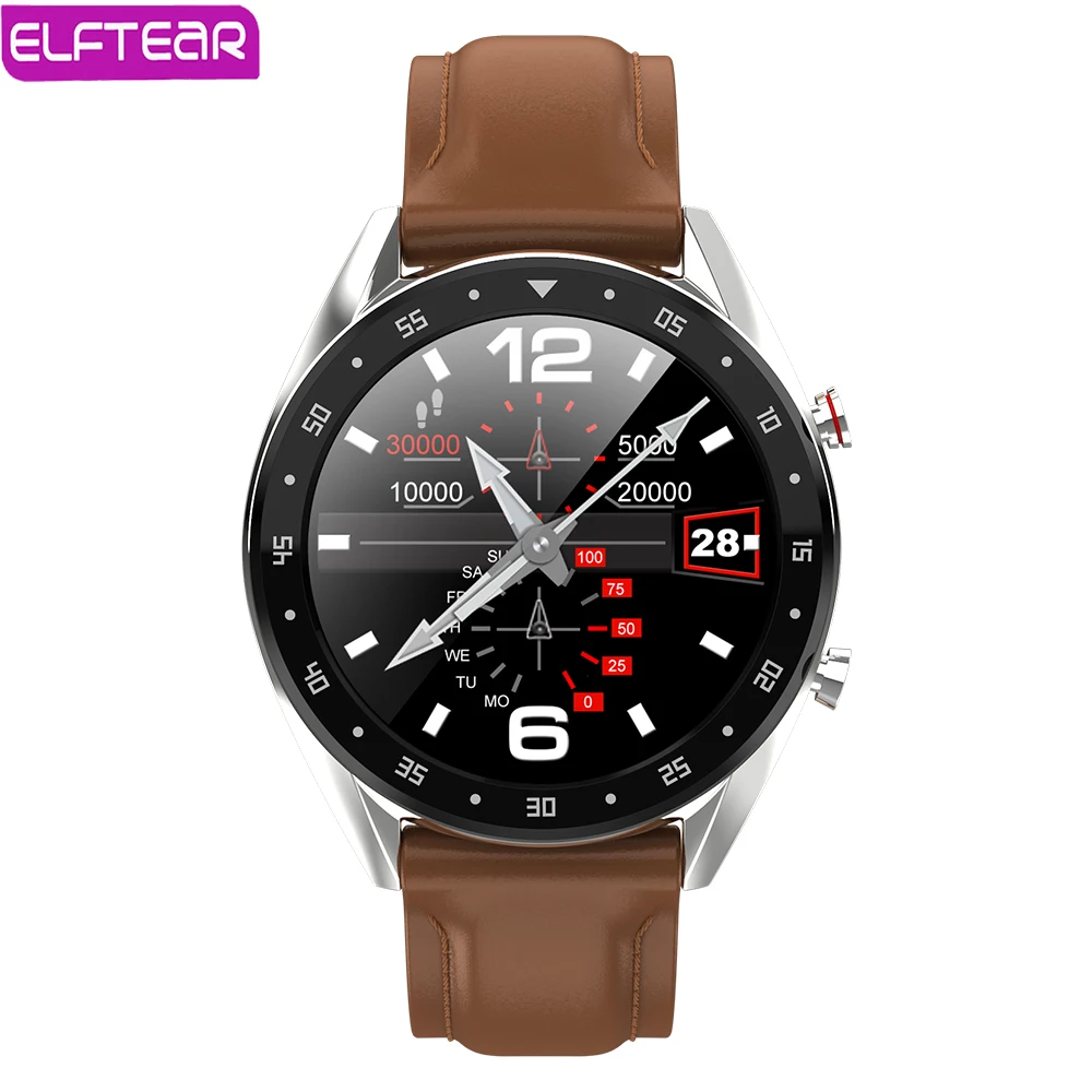 

KOMTOP L7 Smart Watch Bluetooth Call Smartwatch Ip68 Waterproof ECG Heart Rate monitor Men For Android IOS Full Screen Touch