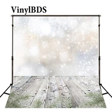 Kate Christmas Photography Backgrounds White Spot Dream Fond Studio Photo Vinyle Wood Texture Floor Backdrops Studio