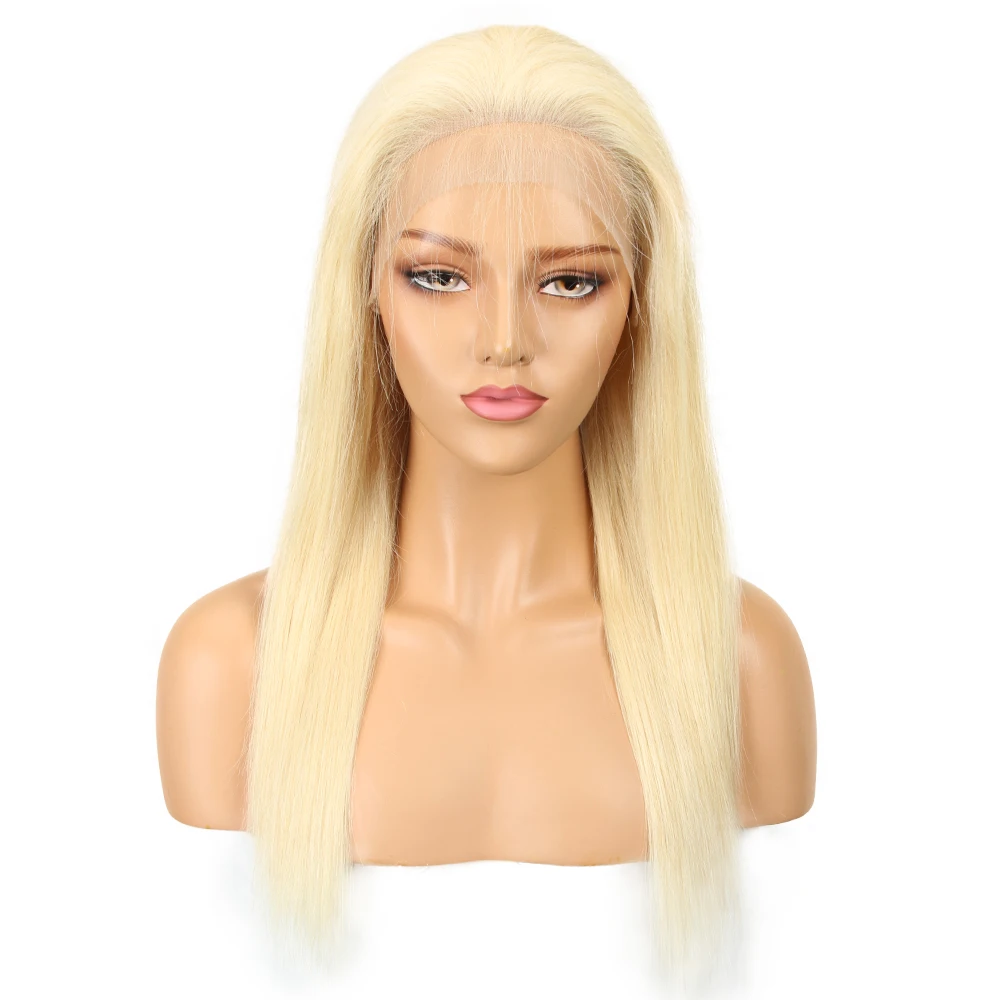 Remy Forte кружевные передние человеческие волосы парики Remy бразильские волосы парики 13X4 кружевные парики 613 блонд кружевные короткие парики из человеческих волос - Цвет волос: #613