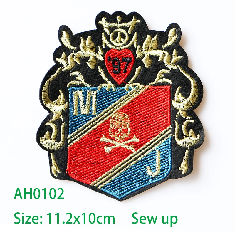 US Marine Corps Medal icon Embroidered Iron on Patches for Clothing DIY Stripes Clothes Patchwork Stickers Custom Badges