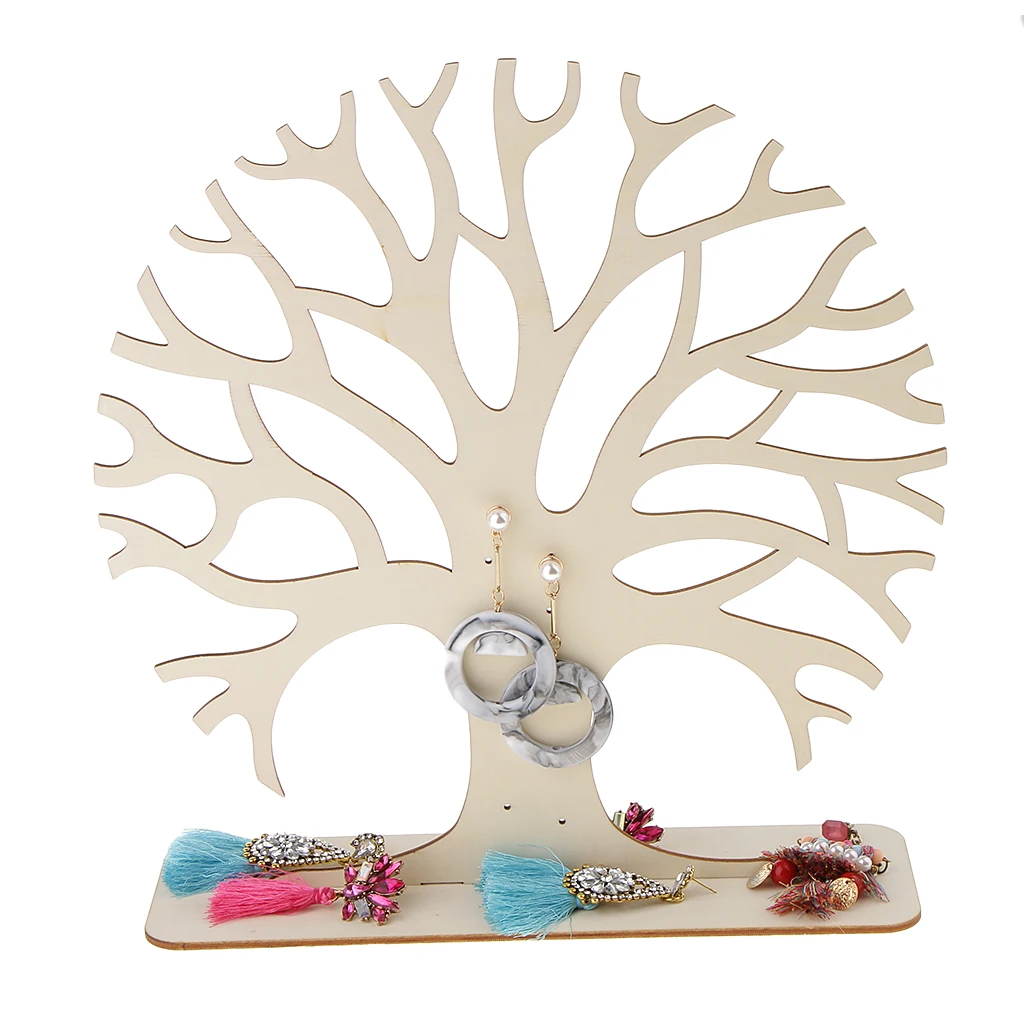 10 отверстий ветка дерева Стенд ювелирный дисплей ожерелье серьги браслет держатель Органайзер стойка башня