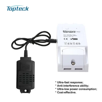 

SONOFF Sensor Si7021 Temperature Humidity Sensor Probe High Accuracy Monitor Module for Sonoff TH10 and Sonoff TH16